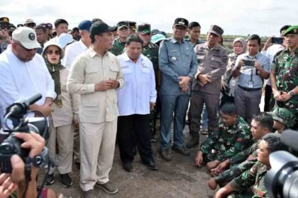 Mentan RI Lakukan Kunker dan Tinjau Titik Lokasi Kegiatan Optimalisasi Lahan