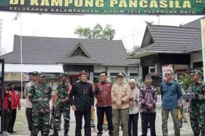Pj Wali Kota Palangka Raya Dukung Kelurahan Kalampangan Jadi Kampung Pancasila