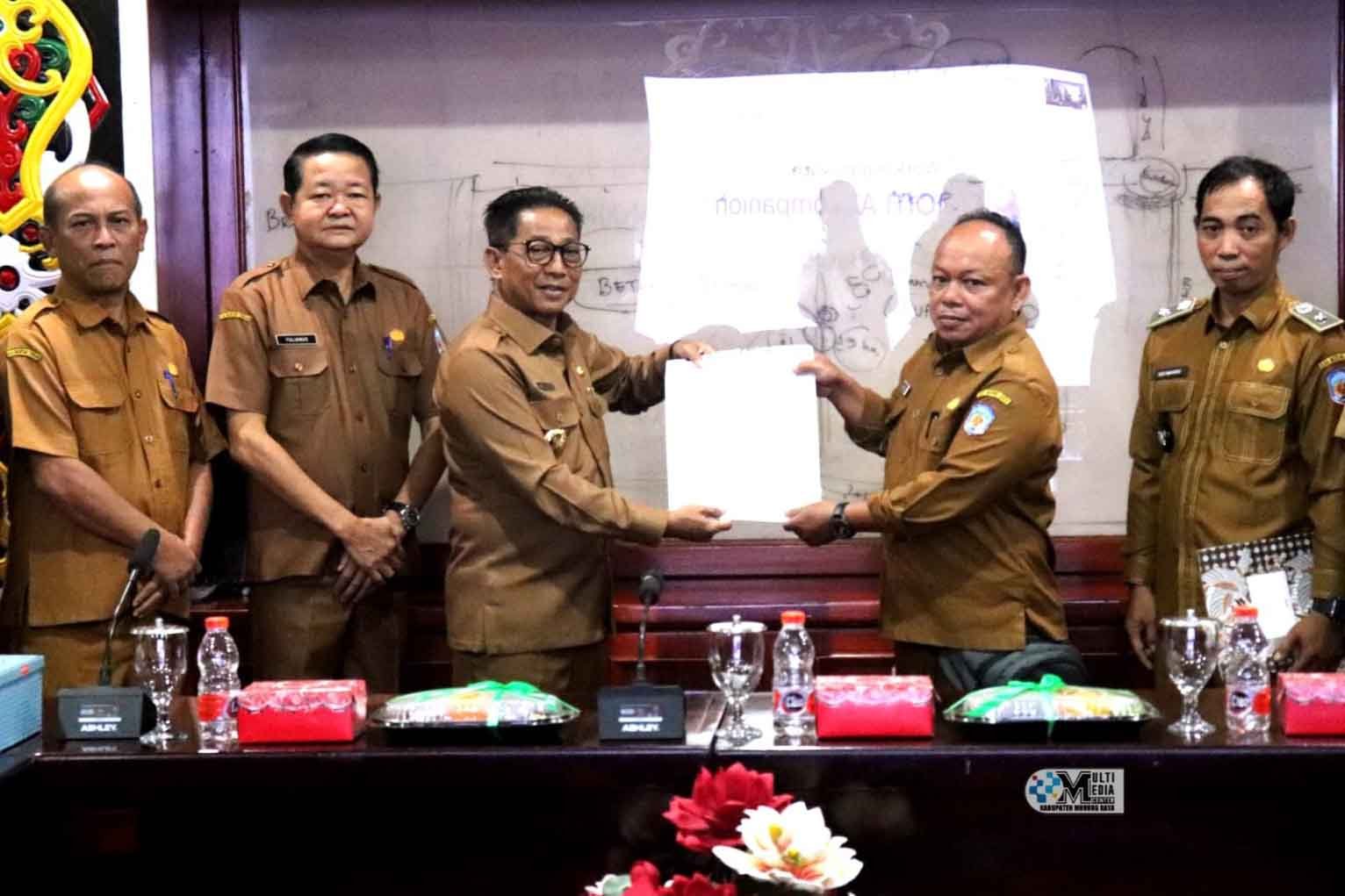 Bupati Mura Ikuti Peluncuran 80.000 Koperasi Merah Putih se-Indonesia Secara Virtual