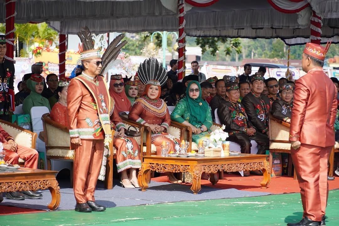 Bupati Heriyus Sampaikan Harapaannya saat Pimpin Upacara Peringatan Hari Jadi Kabupaten Mura Ke-23