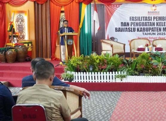 Bupati Mura Heriyus Buka Kegiatan Fasilitasi Penguatan dan Pembinaan Kelembagaan Bawaslu