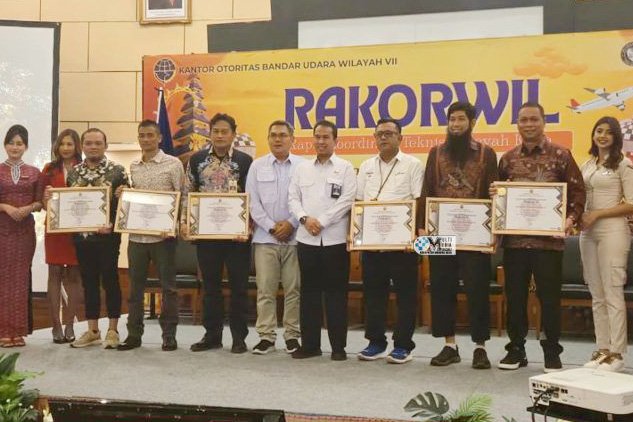 Pada Rakornis Otoritas Bandara Wilayah VII, Bandara Dirung Raih Juara III Sebagai Salah Satu Bandara Terbaik