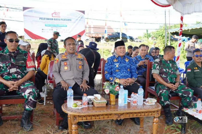 Wagub Mura Laksanakan Peletakan Batu Pertama Koperasi Merah Putih di Kabupaten Mura
