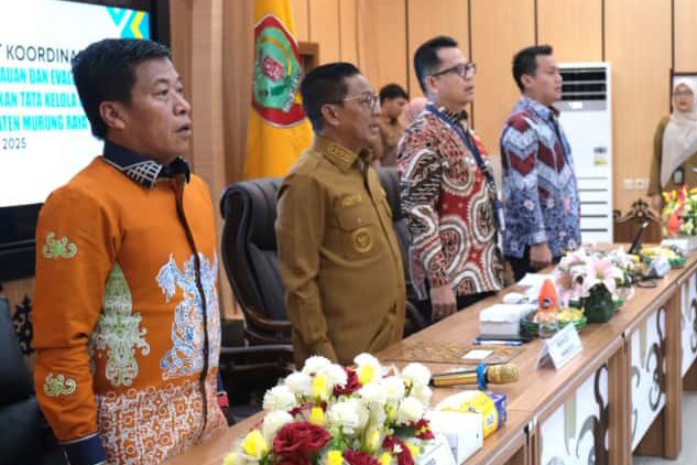 KPK Rakor Pemantauan dan Evaluasi Perbaikan Tata Kelola Pemerintahan Bersama Pemkab dan DPRD Mura