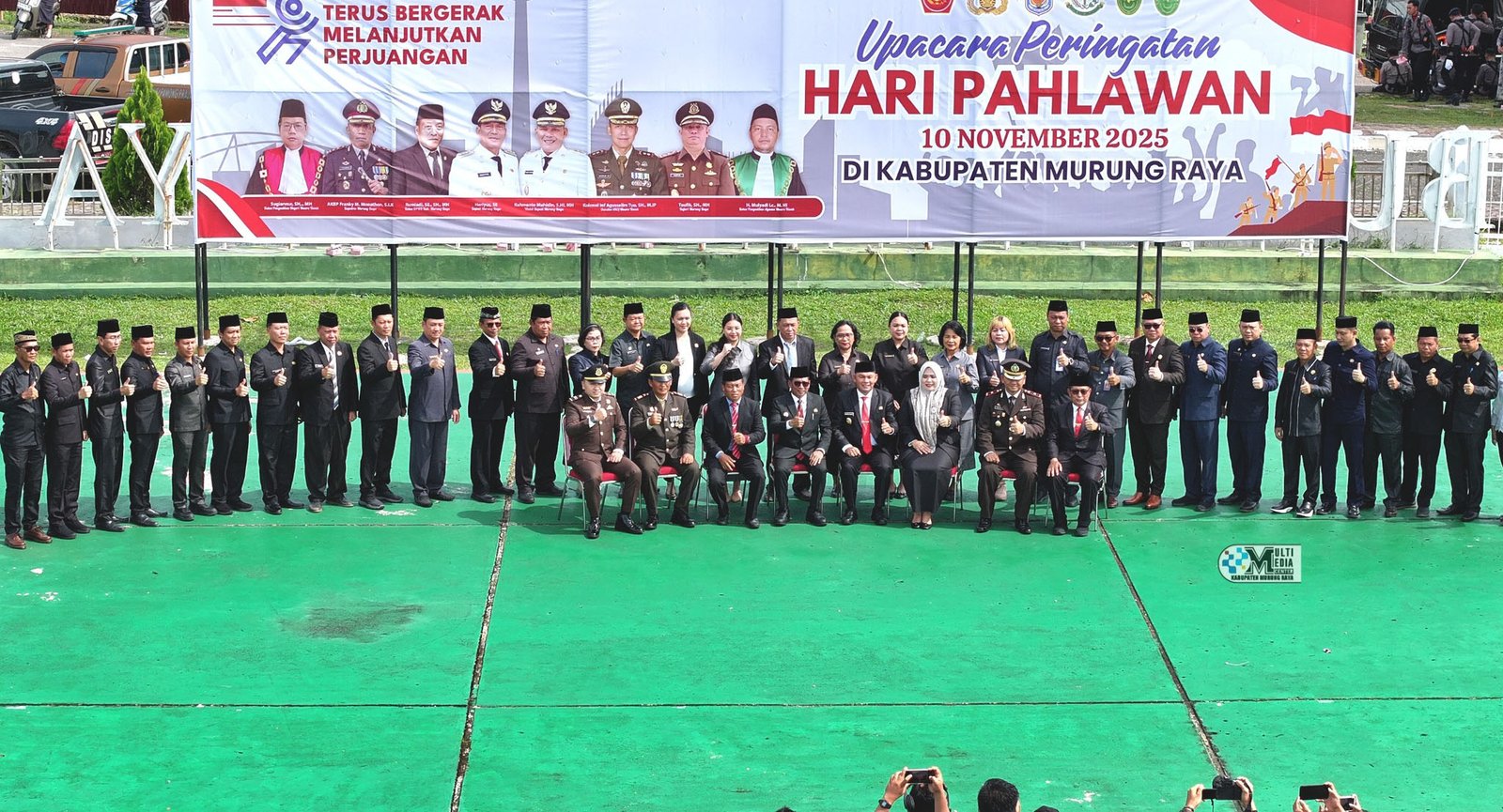 Bupati Mura Heriyus Inspektur Upacara Peringatan Hari Pahlawan