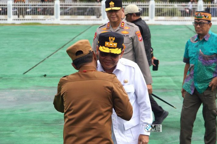 Bupati Heriyus Sambut Kunker Gubernur Kalteng ke Kabupaten Murung Raya