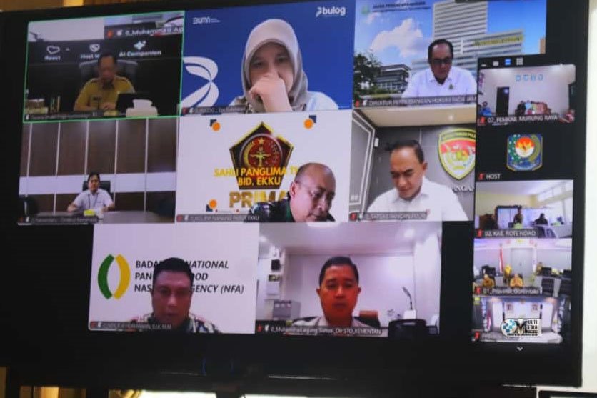 Pemkab Mura Ikuti Rakor Pengendalian Inflasi Bersama Mendagri Secara Virtual