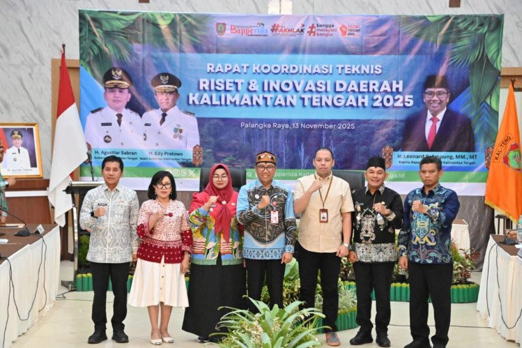 Wabup Mura Hadiri Rakortek Riset dan Inovasi Daerah Kalteng