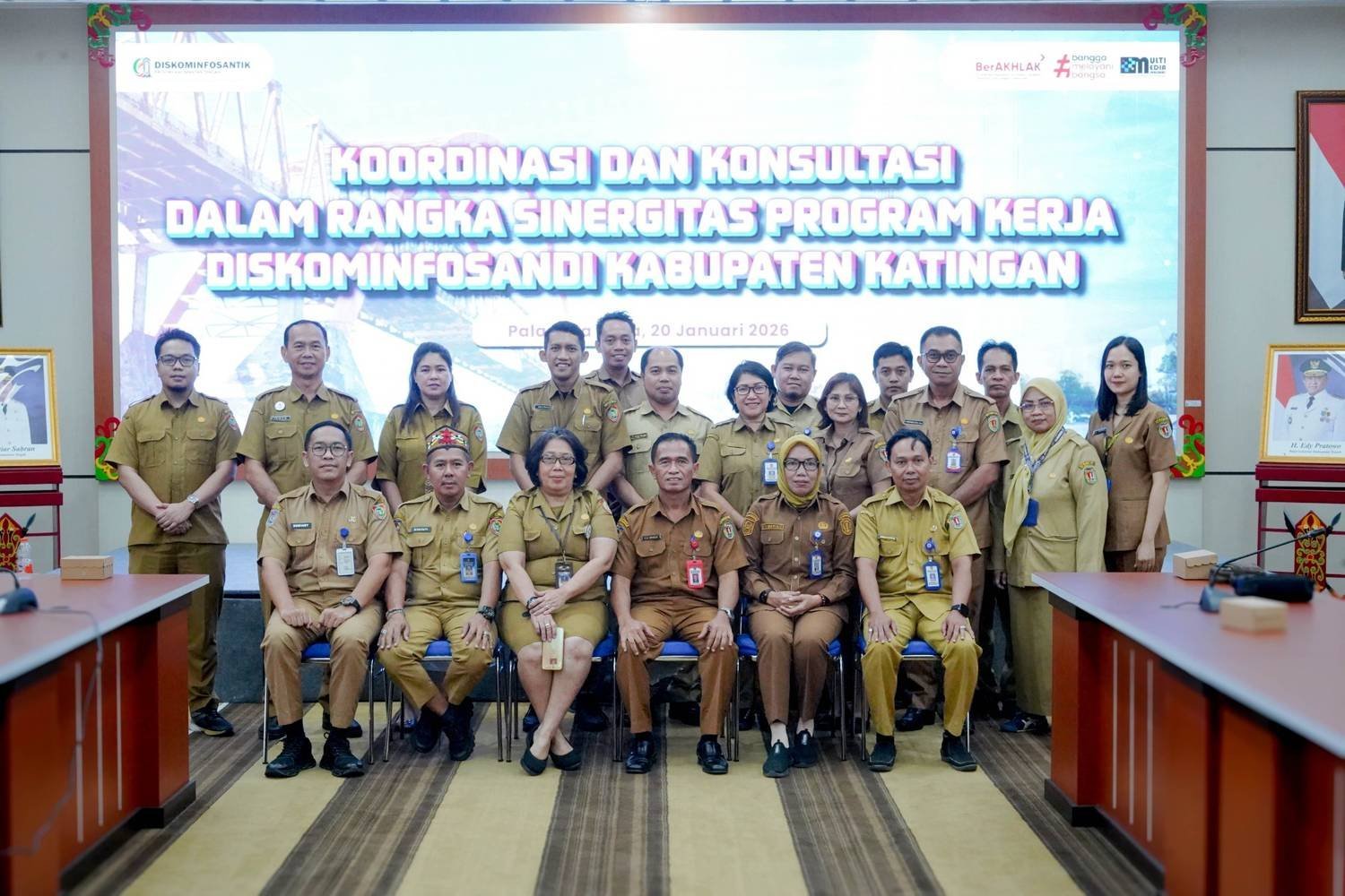Diskominfosantik Kalteng Perkuat Sinergi Program Komunikasi dan Informatika Bersama Diskominfosandi Katingan