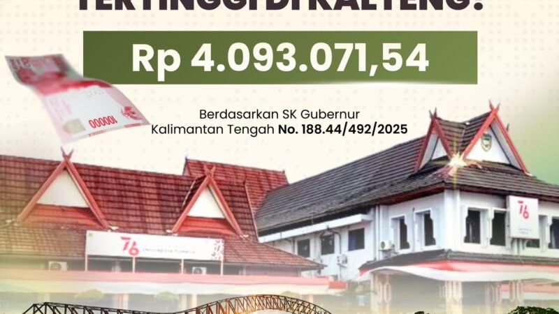 Barito Utara UMK 2026 Paling Tinggi se-Kalteng