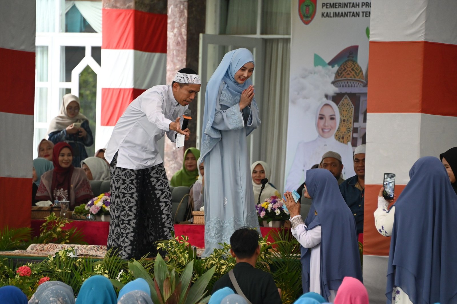 Perteguh Iman, Pemprov Kalteng Gelar Pengajian Peringatan Isra Mi’raj yang dihadiri ASN dan Anggota DWP Muslimah