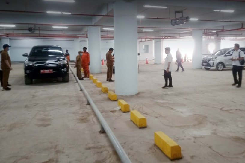 Dishub Kalteng Lakukan Simulasi Pengaturan Parkir di RTH Bundaran Besar