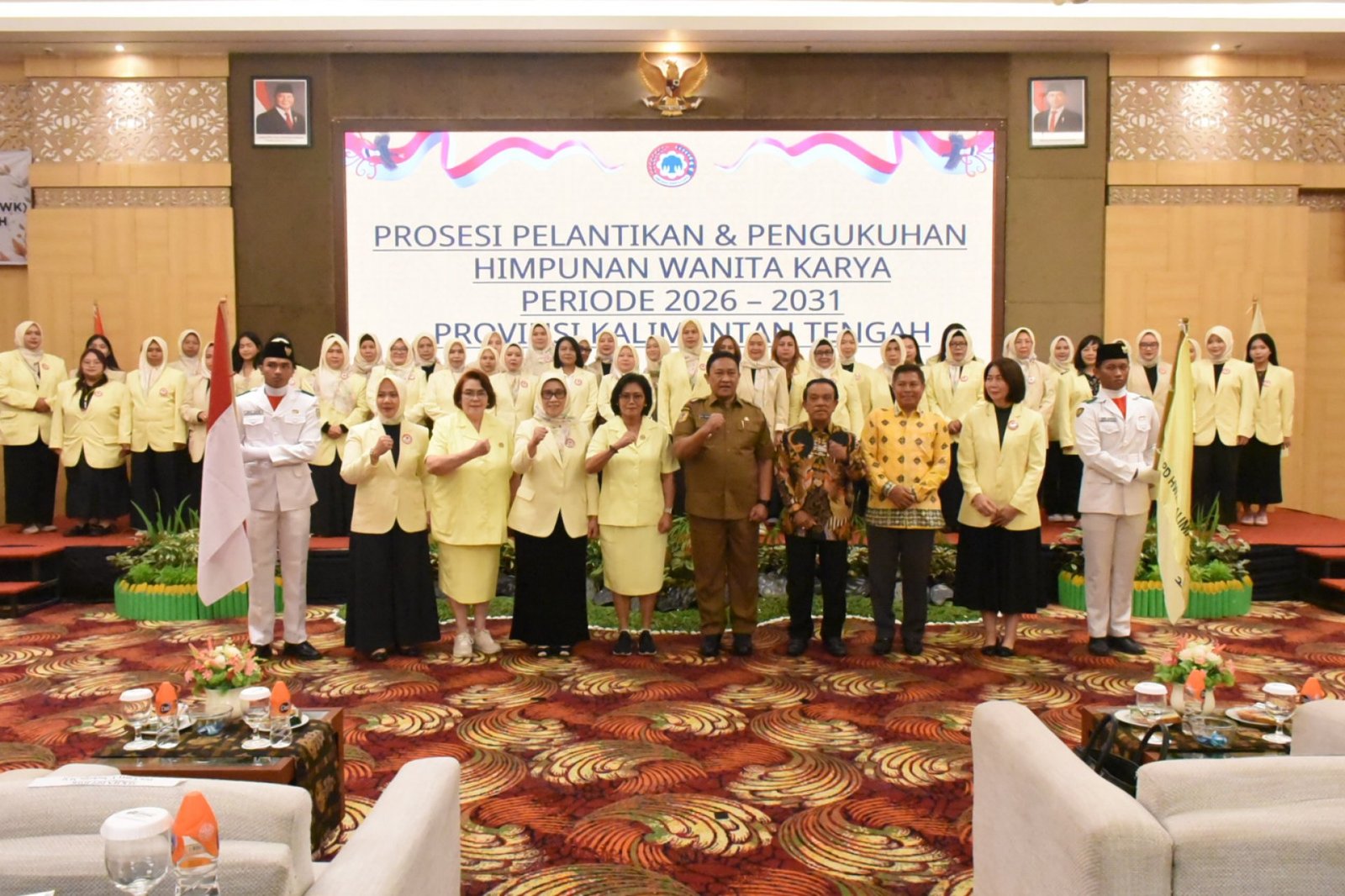Wakil Gubernur Kalteng Hadiri Pelantikan Pengurus DPD Himpunan Wanita Karya
