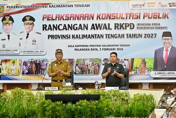 Pemprov Kalteng Gelar Konsultasi Publik Ranwal RKPD 2027