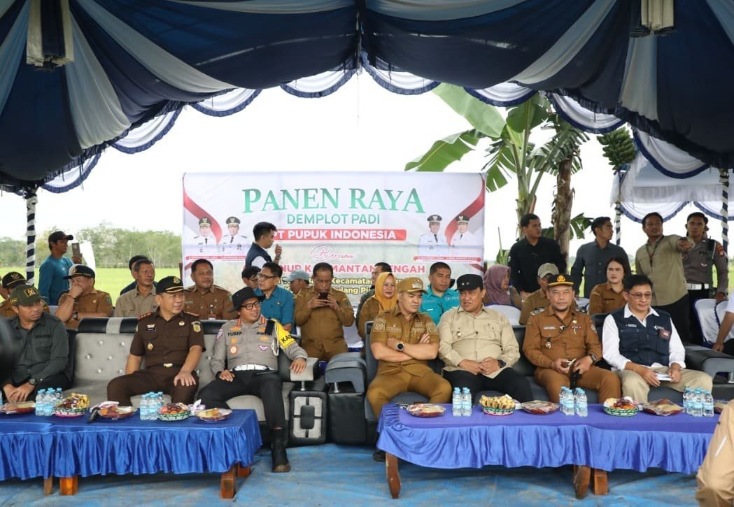 Hadiri Panen Raya, Wagub Tegaskan Komitmen Pemprov pada Program Ketahanan Pangan di Kalteng