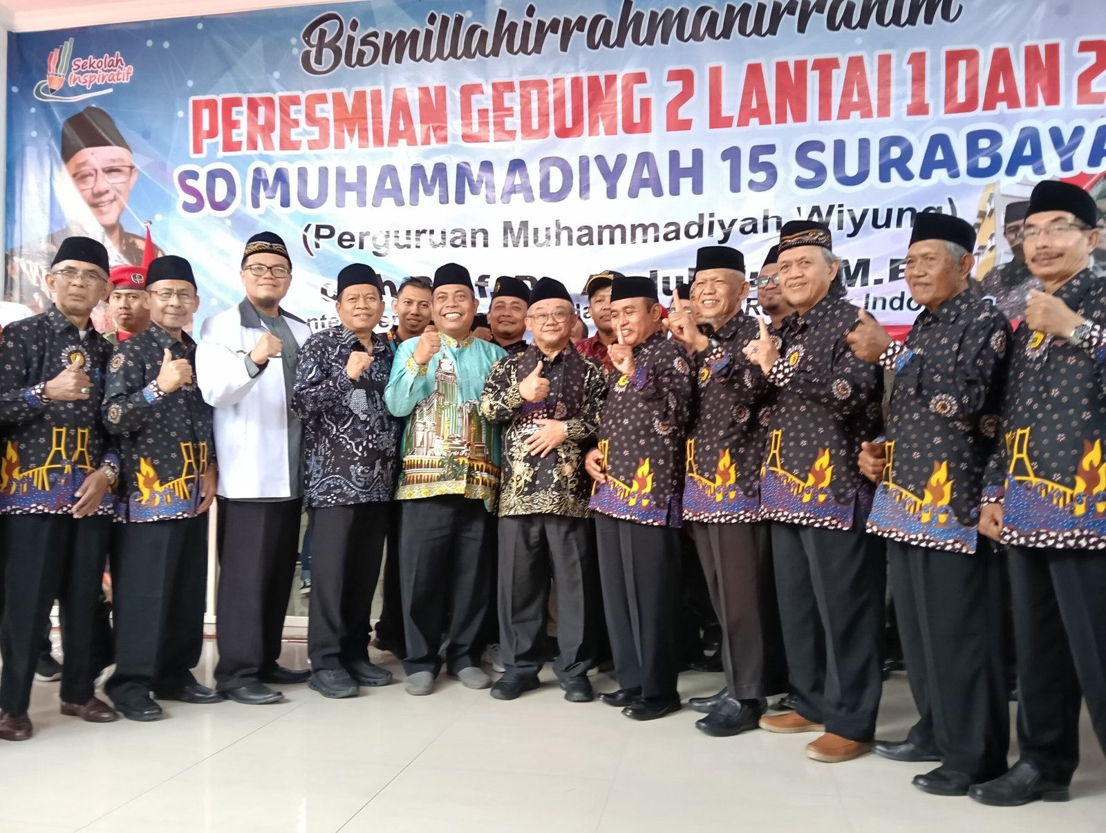 Resmikan Gedung 2 SD Muhammadiyah 15 Surabaya, Mendikdasmen Pesan Bentuk Karakter Siswa Tangguh dan Intelektual