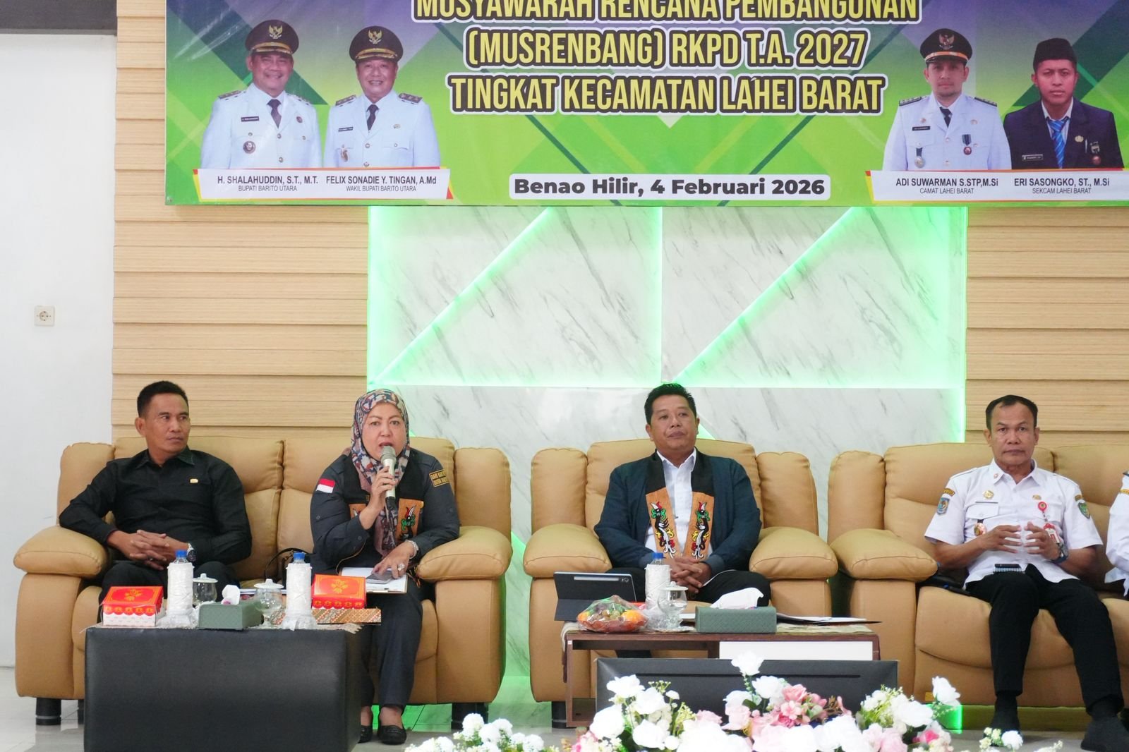 Hadiri Musrenbang Lahei Barat, Wabup Barut Tekankan Pentingnya Kerja Cerdas dan Transparansi untuk Kesejahteraan Masyarakat