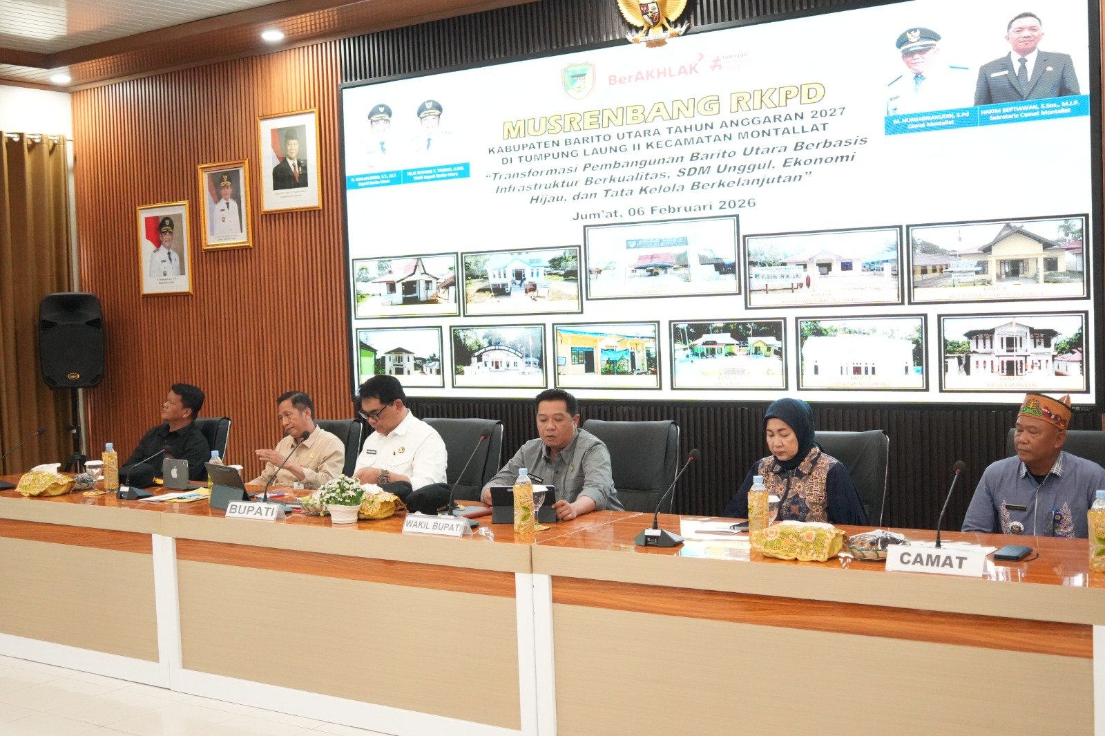 Buka Musrenbang RKPD 2027 Kecamatan Montallat, Bupati Barut Tegaskan Skala Prioritas Pembangunan