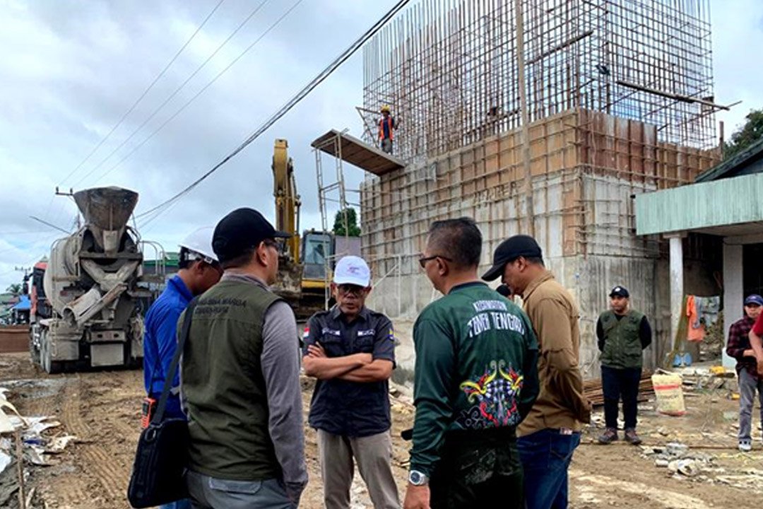Pastikan Pelaksanaan Pembangunan Jembatan Berjalan Sesuai Perencanaan Teknis, Dinas PUPR Tinjau Pembangunan Jembatan Lemo II