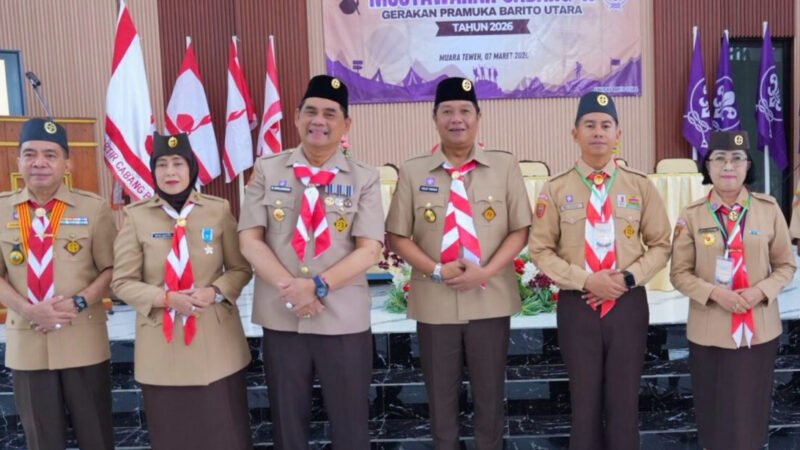 Bupati dan Wakil Bupati Barito Utara Hadiri Muscab X Kwarcab Pramuka
