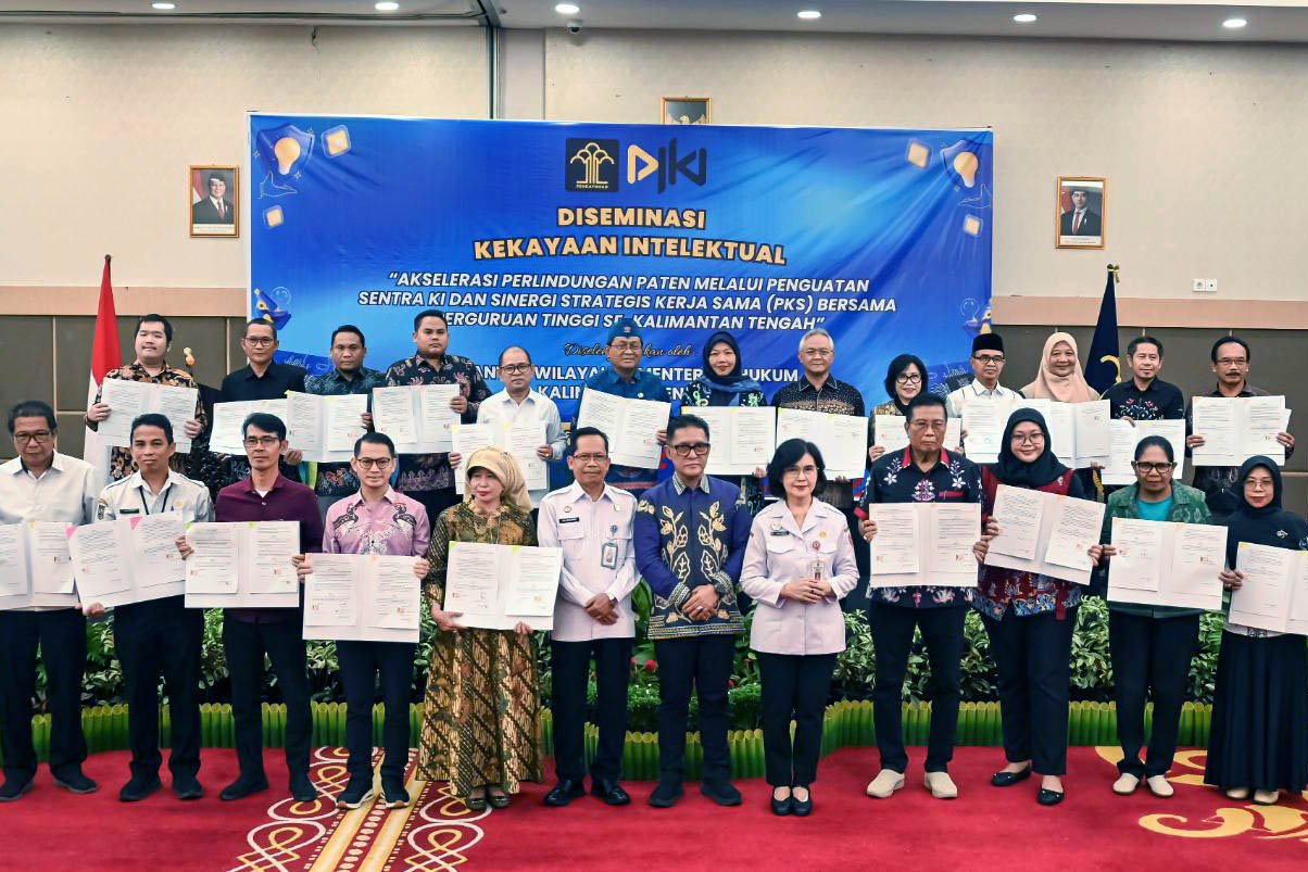 Plt Asisten Pemkesra Sampaikan Pemprov Kalteng Dorong Penguatan Sentra KI di Lingkungan Perguruan Tinggi