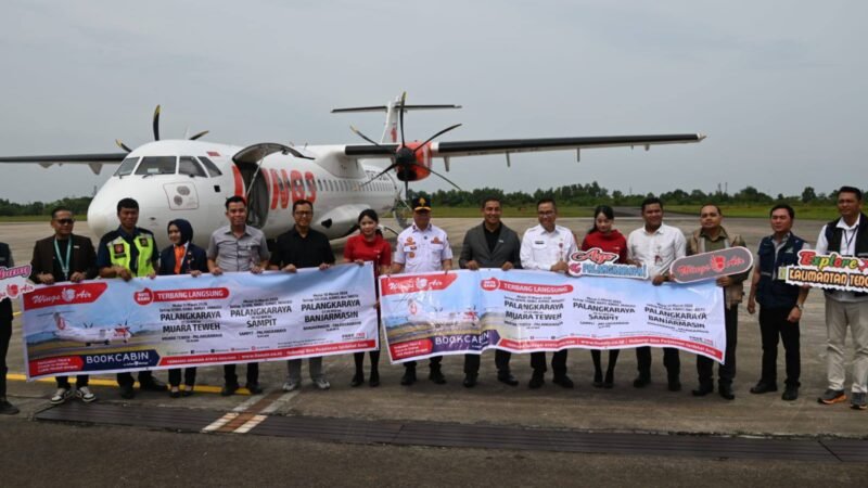 Plt. Sekda Buka Penerbangan Perdana Wings Air