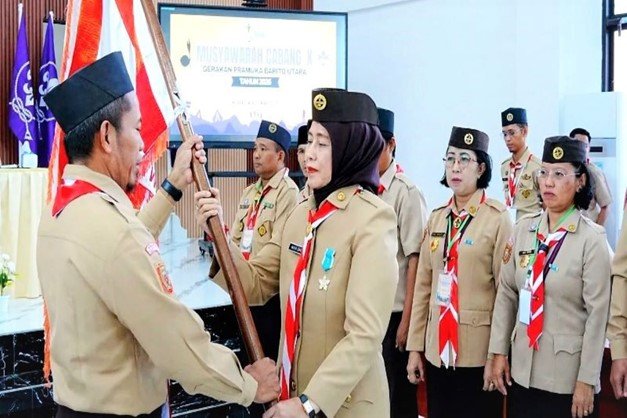 Hj Maya Savitri Shalahuddin Terpilih sebagai Ketua Kwarcab Pramuka Barito Utara 2026–2031