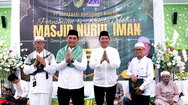 Bupati Barut H Shalahuddin Resmikan Masjid Nurul Iman Saat Safari Ramadhan Desa Lemo I