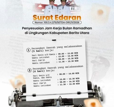 Pemkab Barut Lakukan Penyesuaian Jam Kerja ASN Hadapi Bulan Suci Ramadhan 1447 H