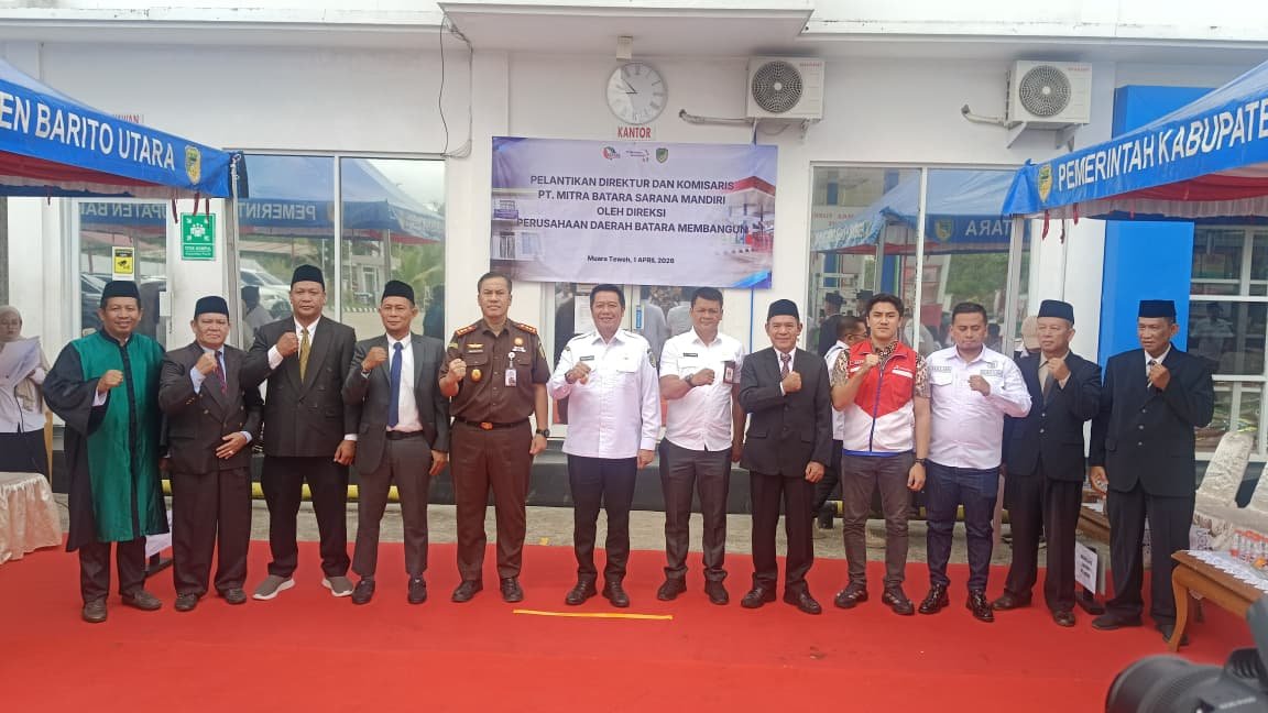Wabup Felix Sonadie Y Tingan Hadiri Pelantikan Direktur dan Komisaris PT. Mitra Batara Sarana Mandiri