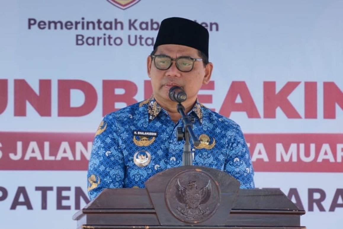 Bupati Barito Utara Resmi Buka Groundbreaking Pelebaran Jalan Dalam Kota Muara Teweh