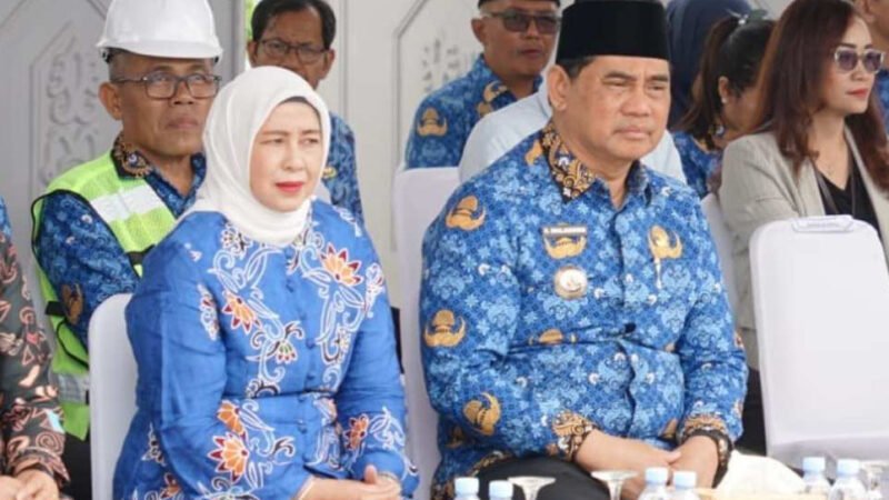 Hadiri Groundbreaking, Ketua TP PKK Barito Utara Dukung Penuh Peningkatan Infrastruktur