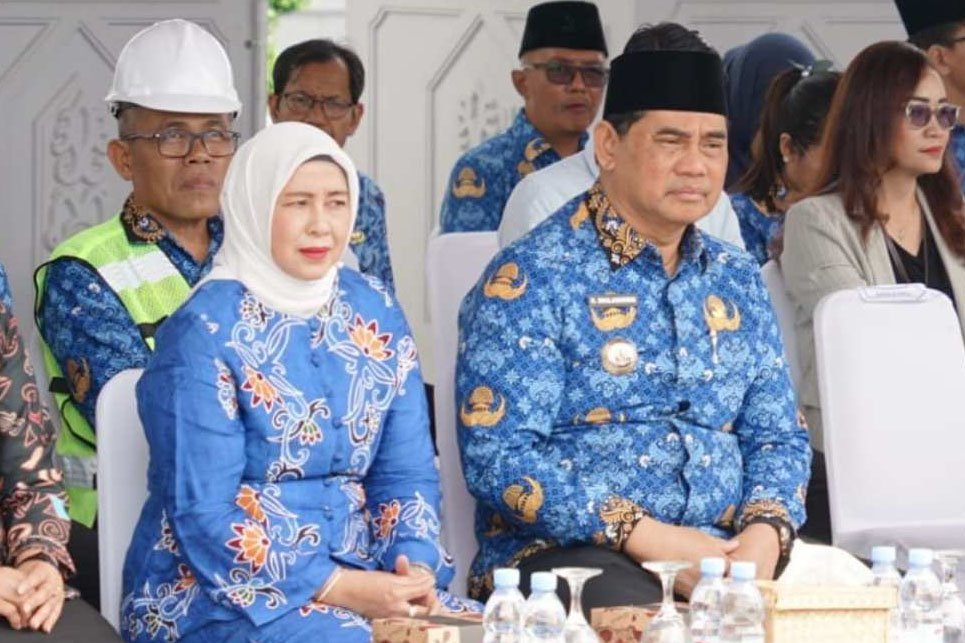 Hadiri Groundbreaking, Ketua TP PKK Barito Utara Dukung Penuh Peningkatan Infrastruktur