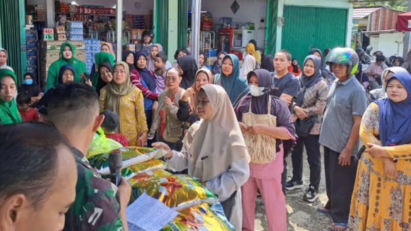 Jelang Idul Fitri, Kodim 1013/Mtw Bekerjasama dengan Bulog dan Disdagrin Barut Gelar Bazar Ramadhan