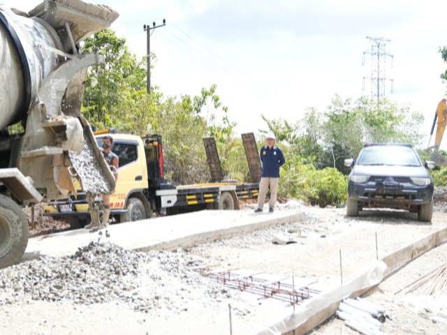 PUPR Tuntaskan Jalan dan Tangani Jembatan Darurat Sei Rahayu, Dukung Program 100 Hari Kerja Bupati dan Wabup Barut