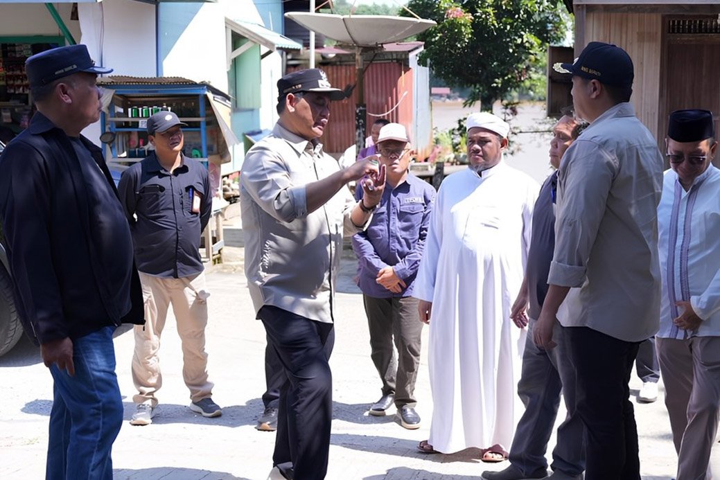 Bupati Barito Utara Tinjau Proyek Infrastruktur Strategis