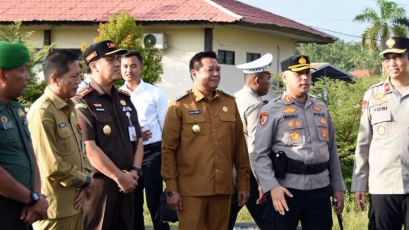 Wakil Bupati Barito Utara Sambut Kunjungan Wakapolda Kalteng