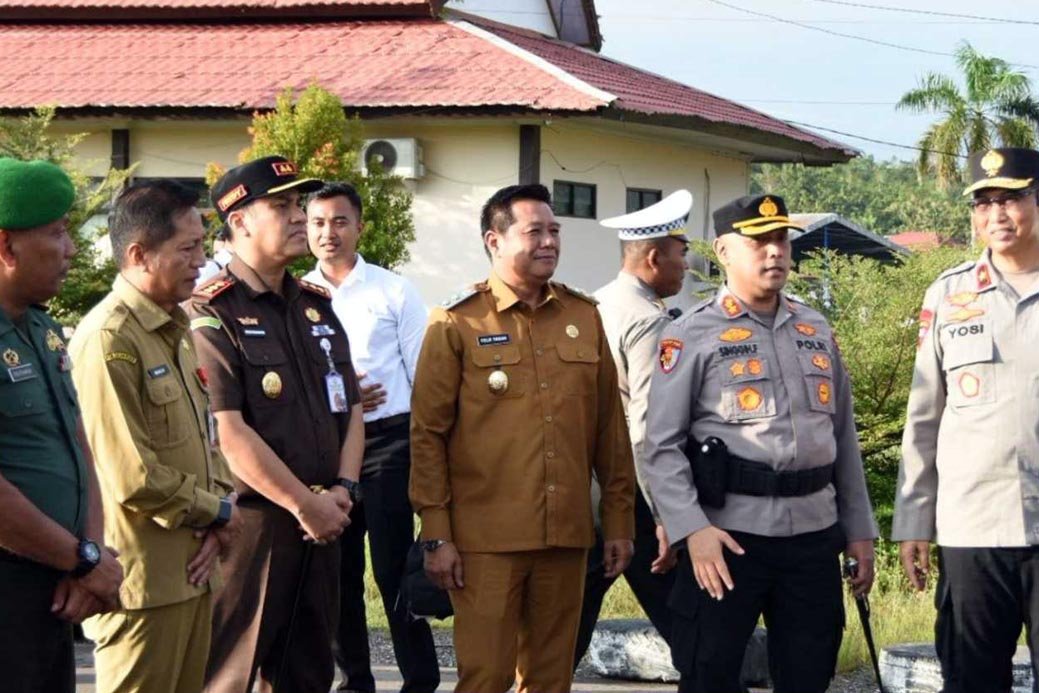 Wakil Bupati Barito Utara Sambut Kunjungan Wakapolda Kalteng
