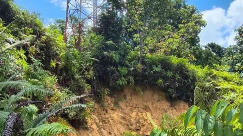 Bupati Barito Utara Instruksikan Segera Atasi Potensi Longsor Ancam Tower Telekomunikasi di Desa Sikui