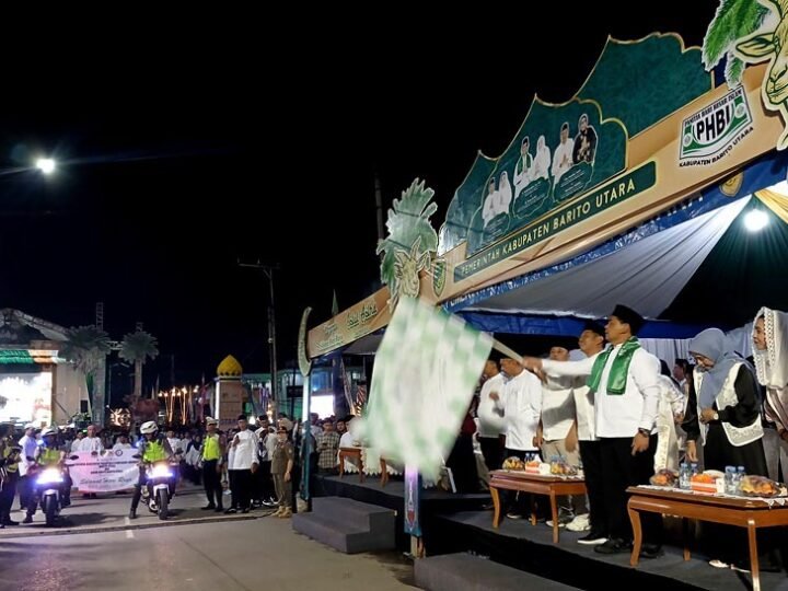 Sambut Iduladha 1447 H, Bupati Barito Utara Lepas Pawai Tanglong Bertakbir