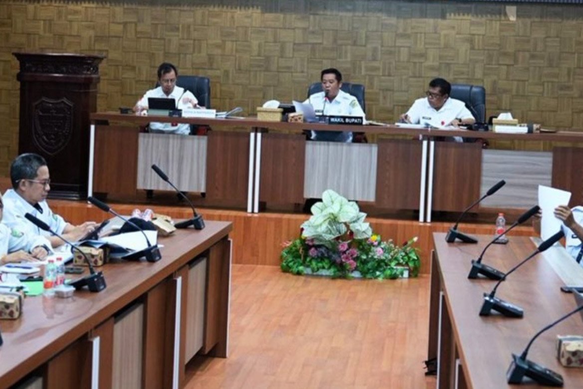 Pemkab Barito Utara Ikuti Zoom Meeting Penilaian Kinerja Kepala Daerah