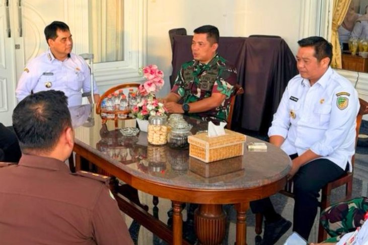 Pererat Silaturahmi dan Sinergitas, Pemkab Barito Utara Gelar Ramah Tamah Bersama Kasrem 102/Panju Panjung