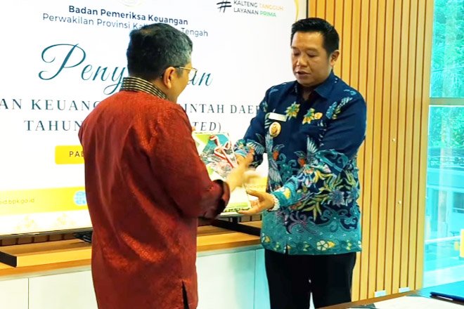 Pemkab Barito Utara Serahkan LKPD Tahun Anggaran 2025 ke BPK RI Perwakilan Kalteng