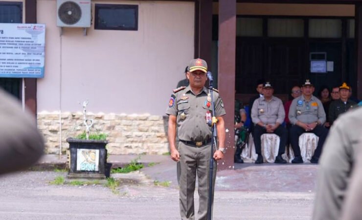 Apel Pelepasan Purna Tugas Kasatpol PP Kabupaten Barito Utara