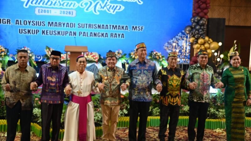 Gubernur Kalteng Hadiri Perayaan Syukur 25 Tahun Tahbisan Uskup Tahun 2026