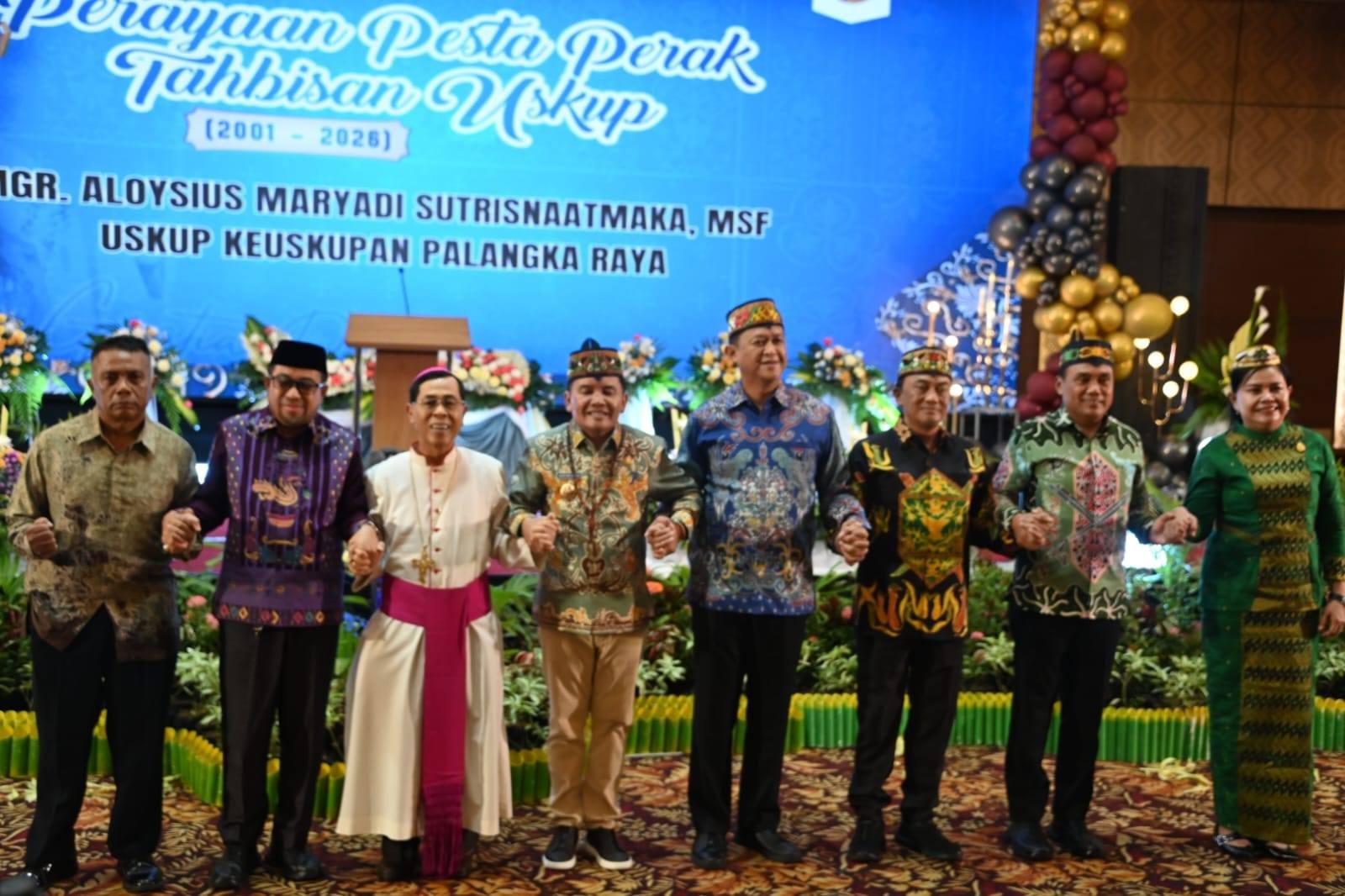Gubernur Kalteng Hadiri Perayaan Syukur 25 Tahun Tahbisan Uskup Tahun 2026