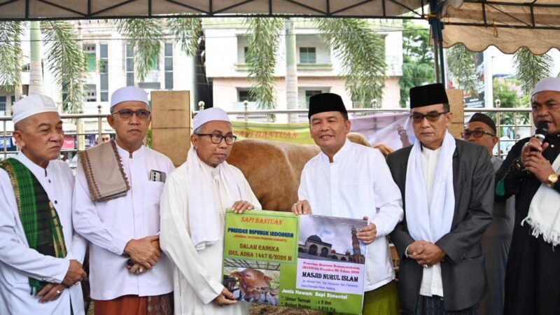 Gubernur Agustiar Sabran Salat Iduladha 1447 H di Masjid Nurul Islam Palangka Raya