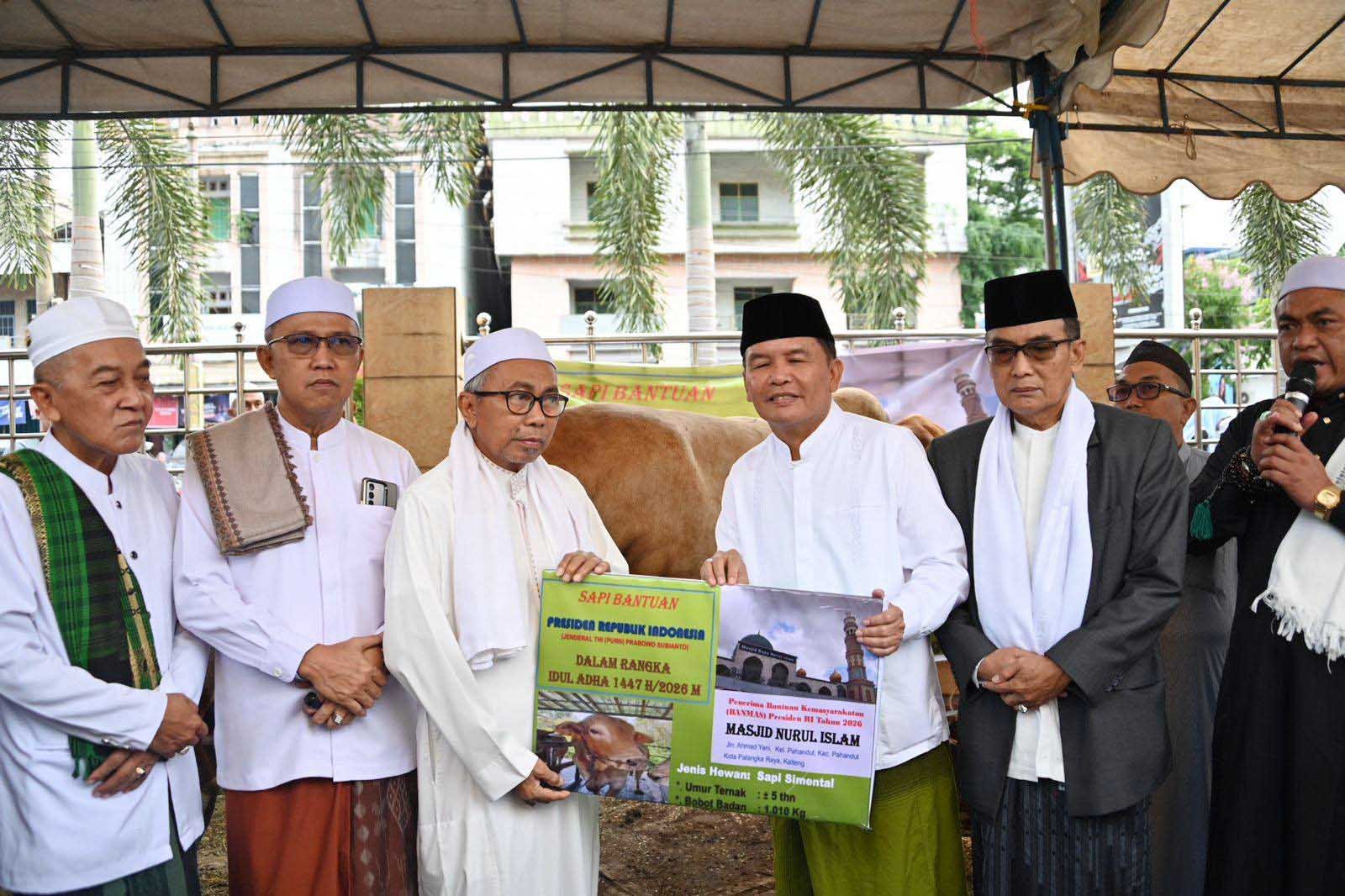 Gubernur Agustiar Sabran Salat Iduladha 1447 H di Masjid Nurul Islam Palangka Raya