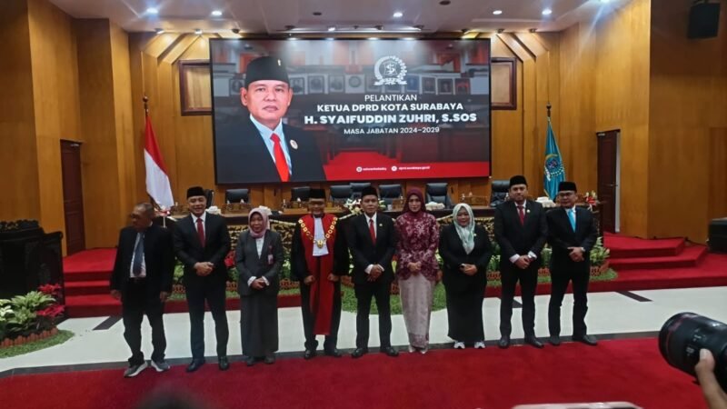 Sah! Syaifuddin Zuhri Resmi ‘Nakhodai’ DPRD Surabaya, Siap Lanjutkan Tongkat Estafet