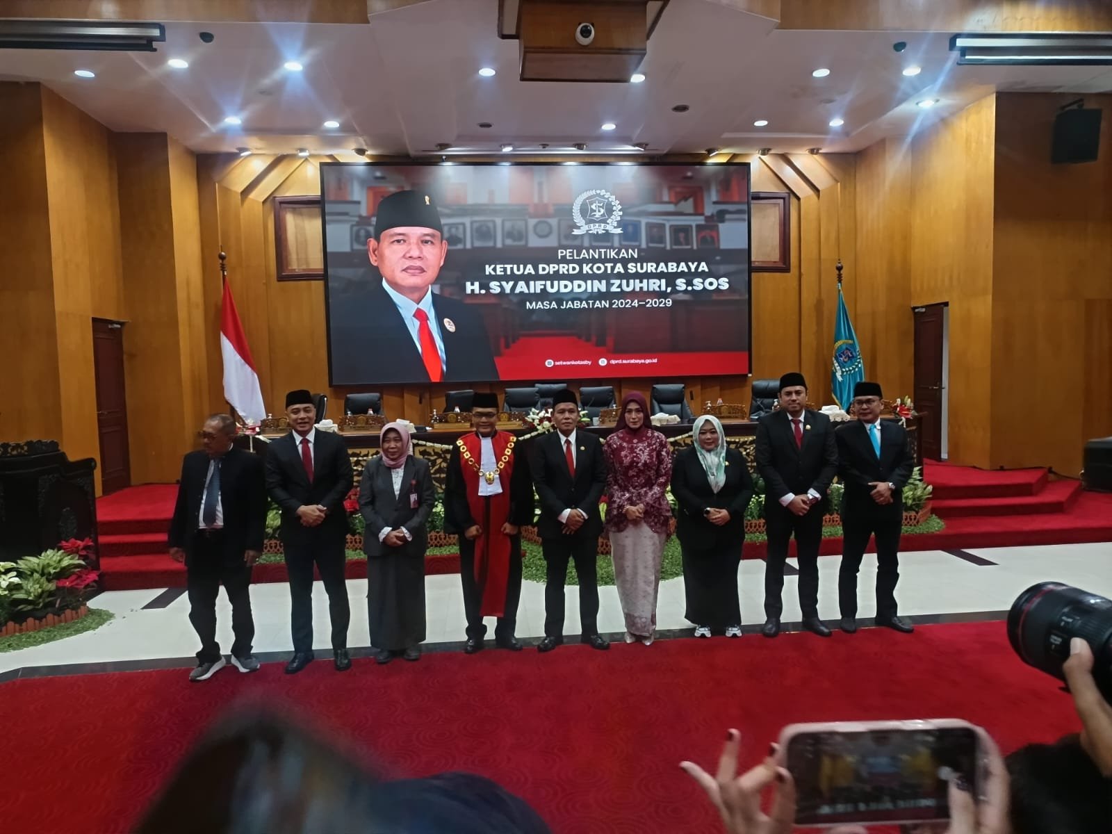 Sah! Syaifuddin Zuhri Resmi ‘Nakhodai’ DPRD Surabaya, Siap Lanjutkan Tongkat Estafet